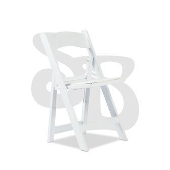 Witte klapstoelen huren (Weddingchair)