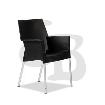 Loungestoel zwart