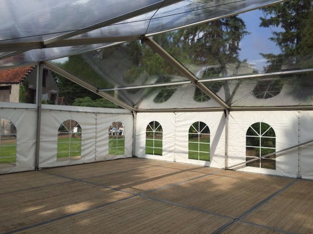 Tent met Transparant dak