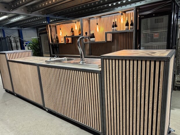 Bar Bistro compleet met tap 4,5mtr.