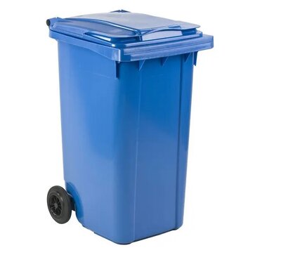 Afvalcontainer blauw