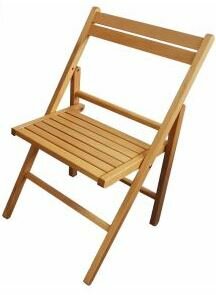 Houten klapstoel
